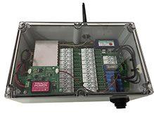 Radio remote control receiver unit